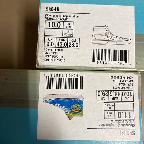 Vans Men’s Sk8-Hi SpongeBob Imagination - Picture 16 of 16